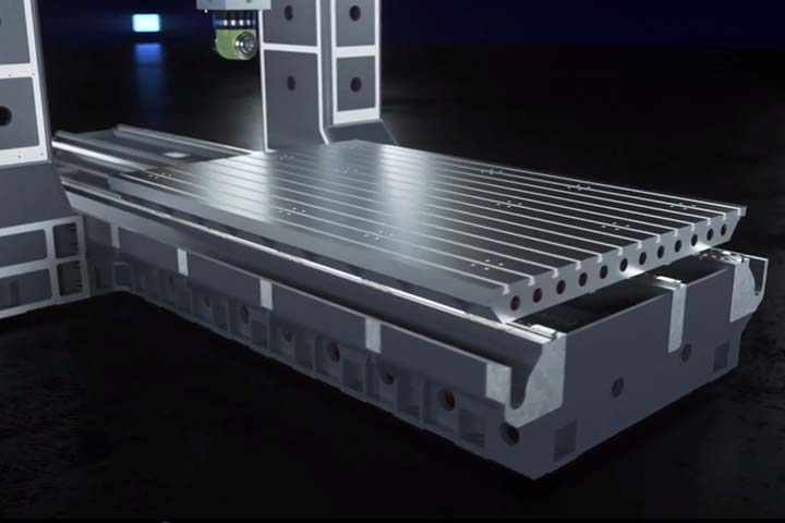 龍門銑機(jī)床3D三維動畫宣傳展示動畫